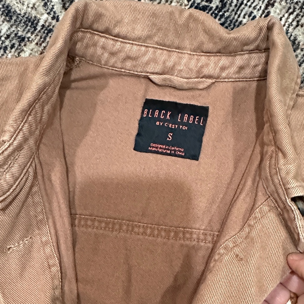 Black Label Tan Utility Jacket - Picture 2 of 5